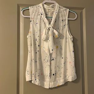 Anthropology sleeveless blouse